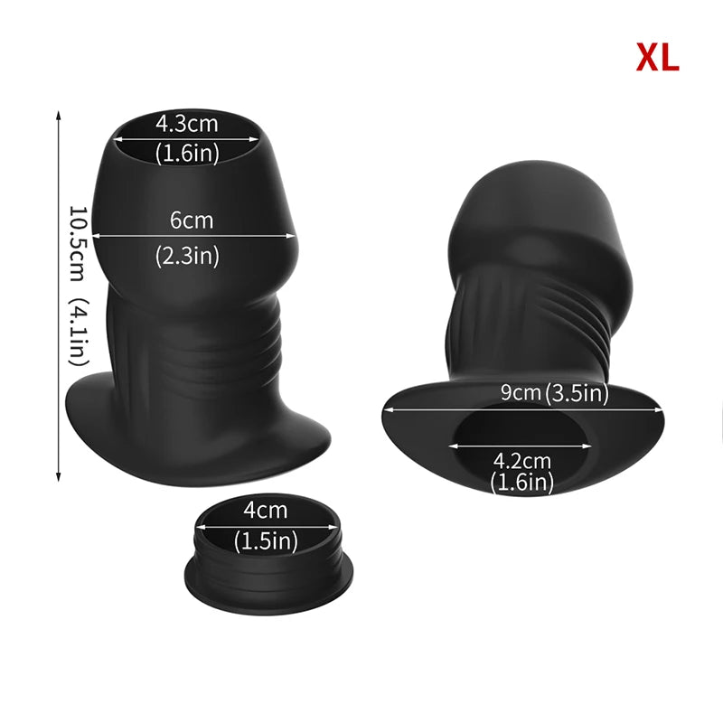 Plug anal creux, godemichet anal, dilatateur anal, lavement, masseur de prostate, jouets sexuels pour femmes et hommes, produits pour adultes gays