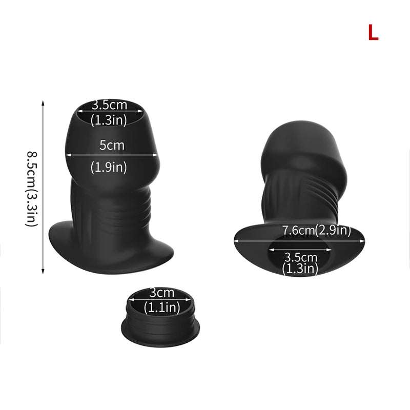Plug anal creux, godemichet anal, dilatateur anal, lavement, masseur de prostate, jouets sexuels pour femmes et hommes, produits pour adultes gays