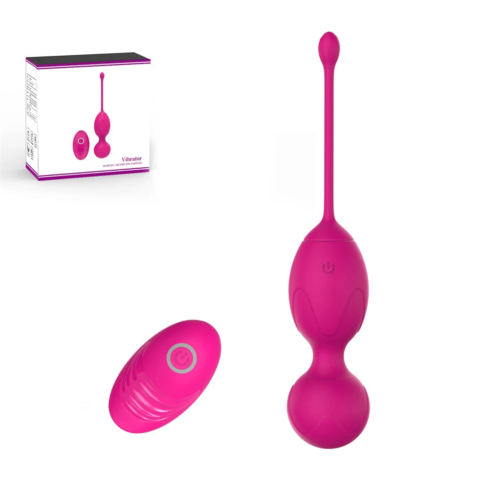 Culotte portable, œufs vibrants, boule vaginale, 10 vitesses, télécommande sans fil, boule de Geisha Kegel, exercice de massage pour resserrer le vagin