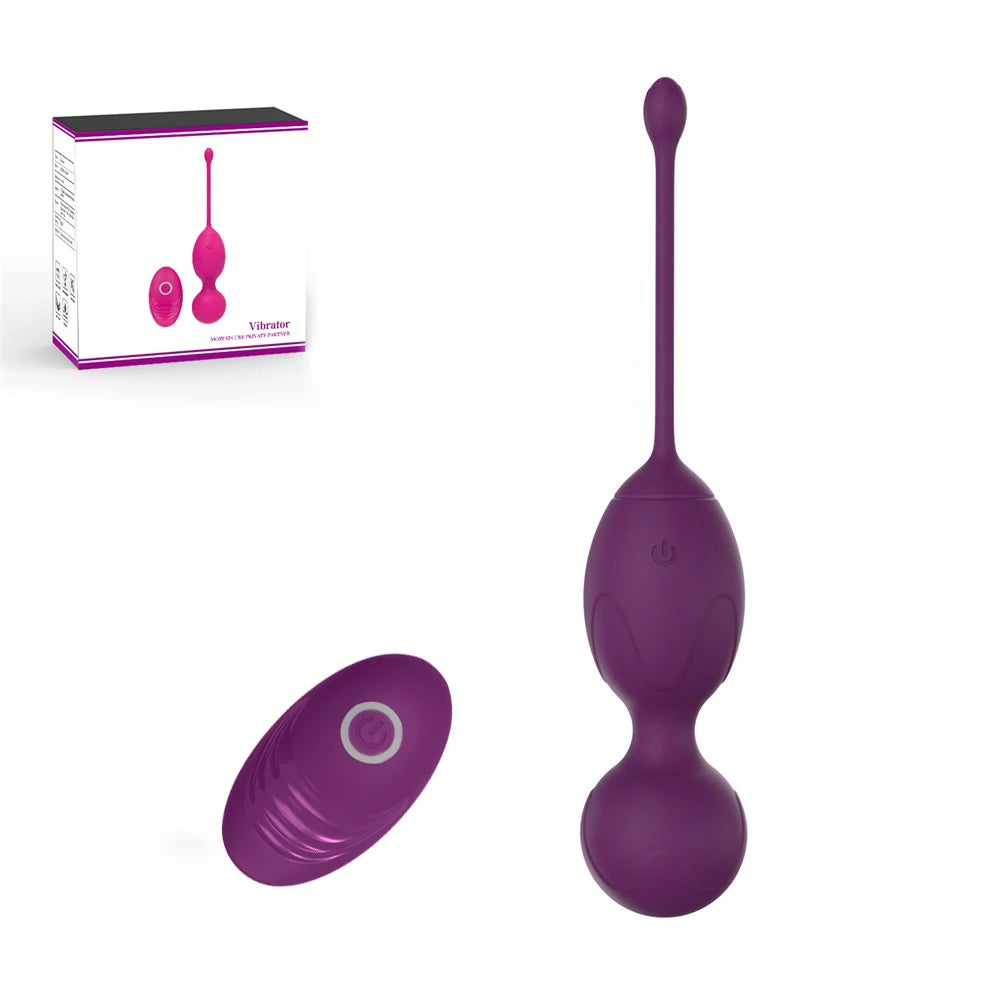 Culotte portable, œufs vibrants, boule vaginale, 10 vitesses, télécommande sans fil, boule de Geisha Kegel, exercice de massage pour resserrer le vagin