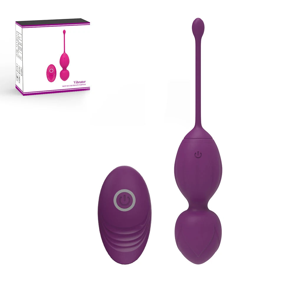 Culotte portable, œufs vibrants, boule vaginale, 10 vitesses, télécommande sans fil, boule de Geisha Kegel, exercice de massage pour resserrer le vagin