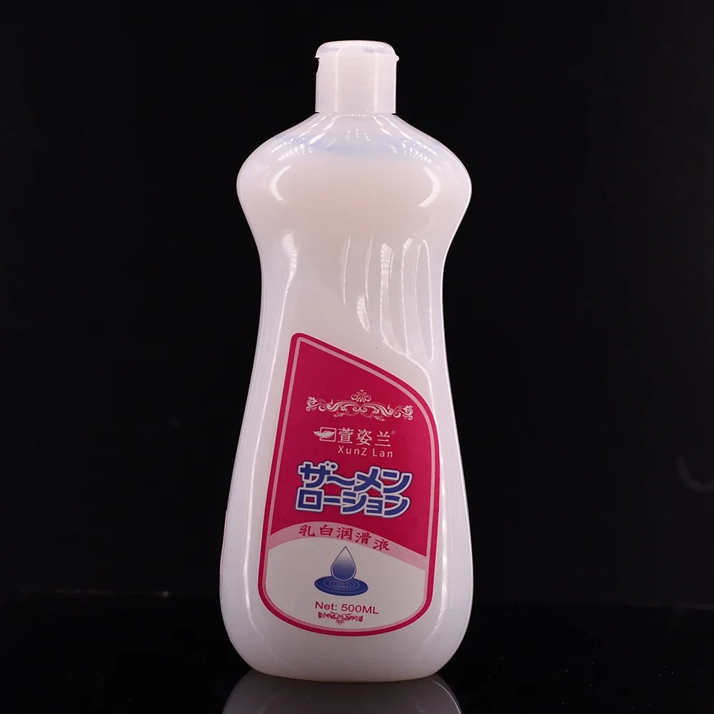 Lubrifiant pour sexe, crème super visqueuse, 500 ml, huile de massage sexuel à base d'eau, jouet de masturbation pour adultes, jeu de couple