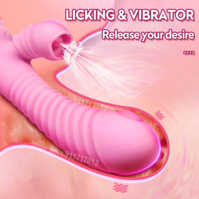 Sextoy - Vibromasseur 2 en 1 pour femme, stimulateur de clitoris, point G, puissant, vibrateur, gode, suceur de clitoris, jouets sexuels pour adultes