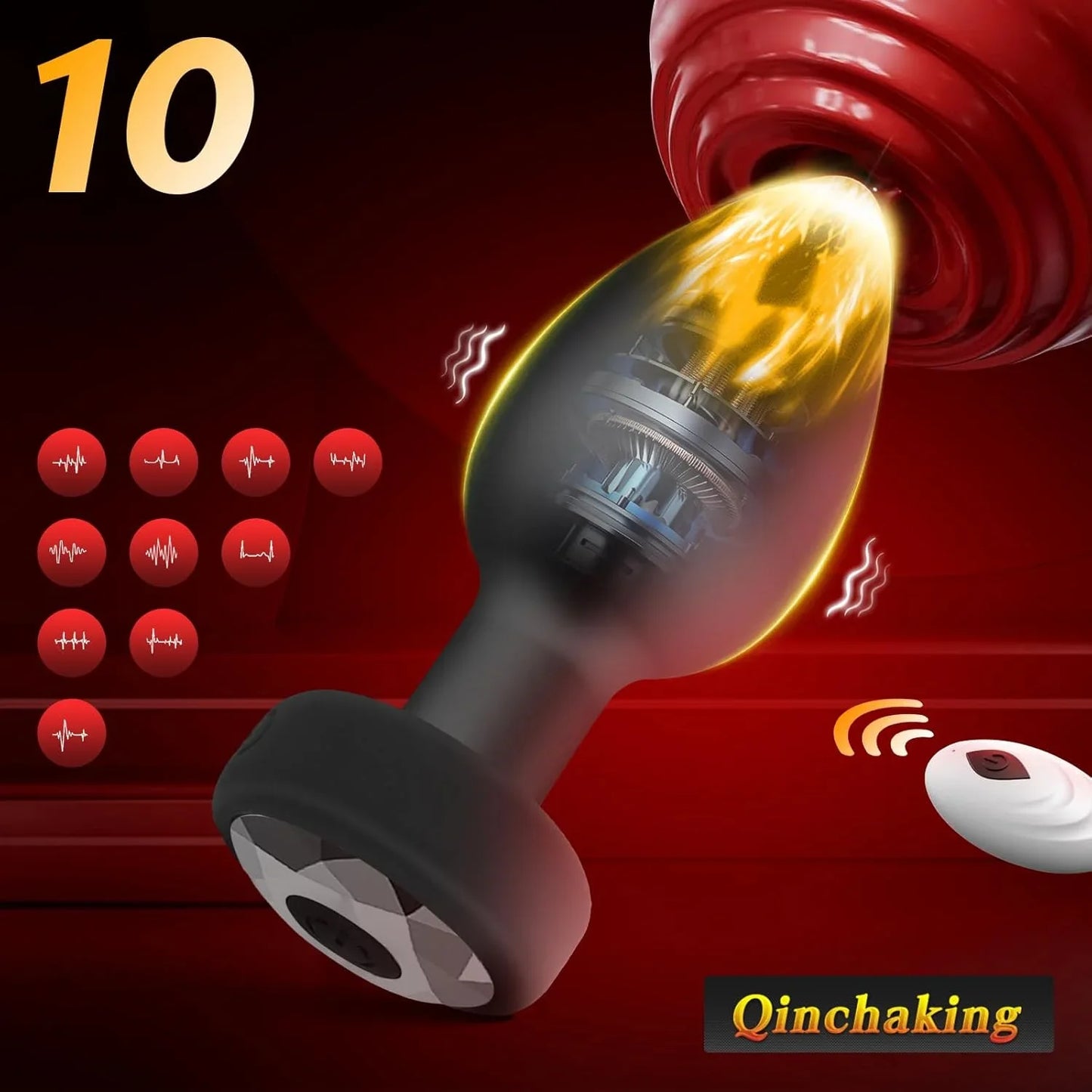 Sextoy - Vibromasseur anal Bluetooth, plug anal, masseur de prostate, masturbateur féminin, gode, jouets sexuels pour adultes, pour femmes et hommes, application gay, télécommandé.