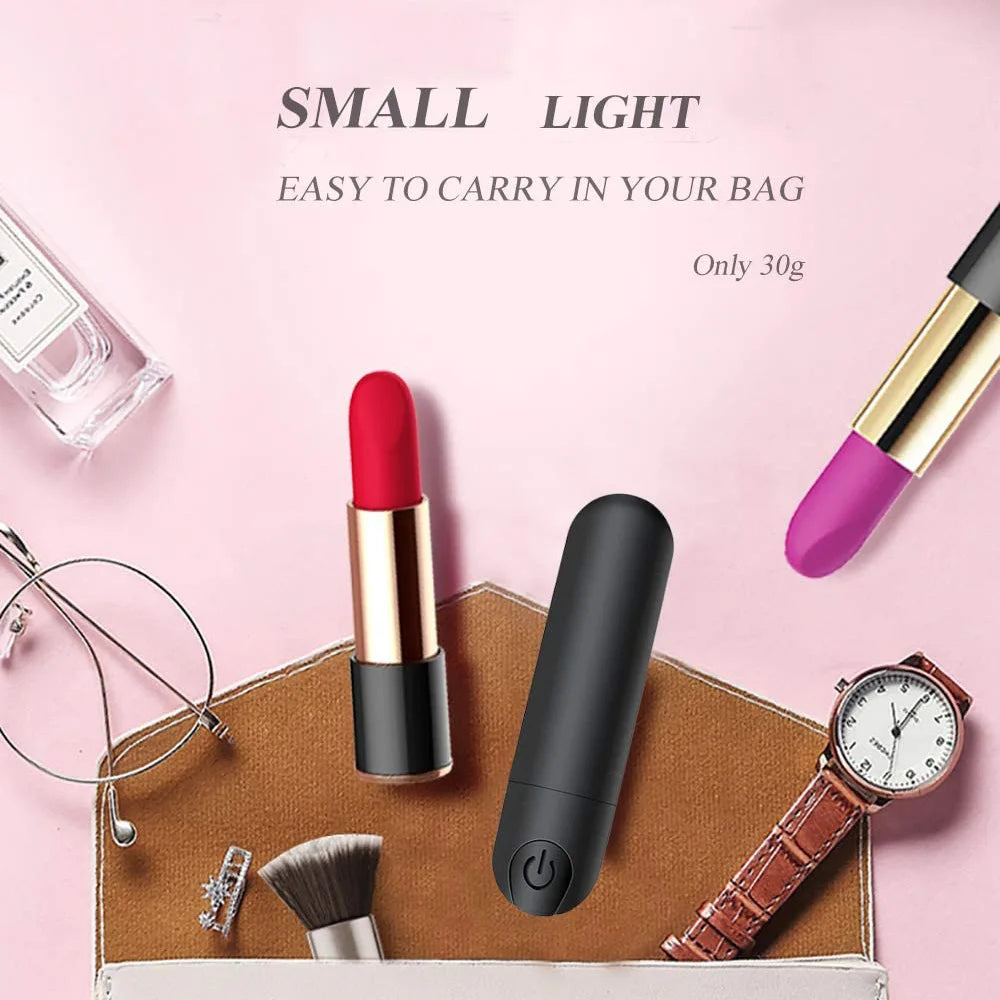 Sextoy -vMini vibromasseur Bullet à 10 vitesses, chargement USB, masseur vaginal et anal pour femme, jouets sexuels pour adultes, stimulateur de clitoris