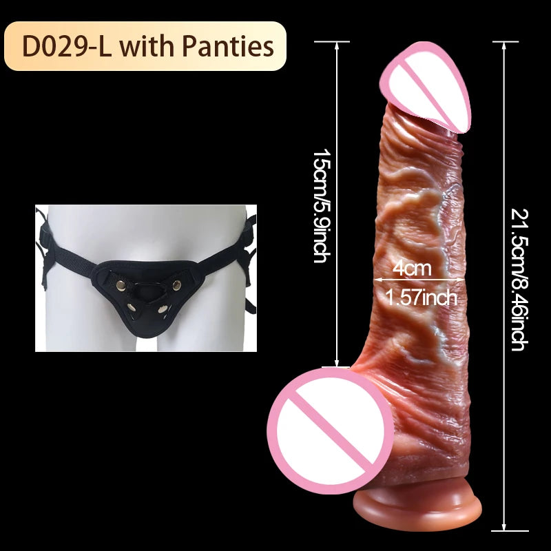 Sextoy - Gode réaliste pour femme, machine à sexe pour prépuce coulissant, masturbateur anal, gode ceinture, gros pénis, jouets sexuels pour adultes, 18 ans