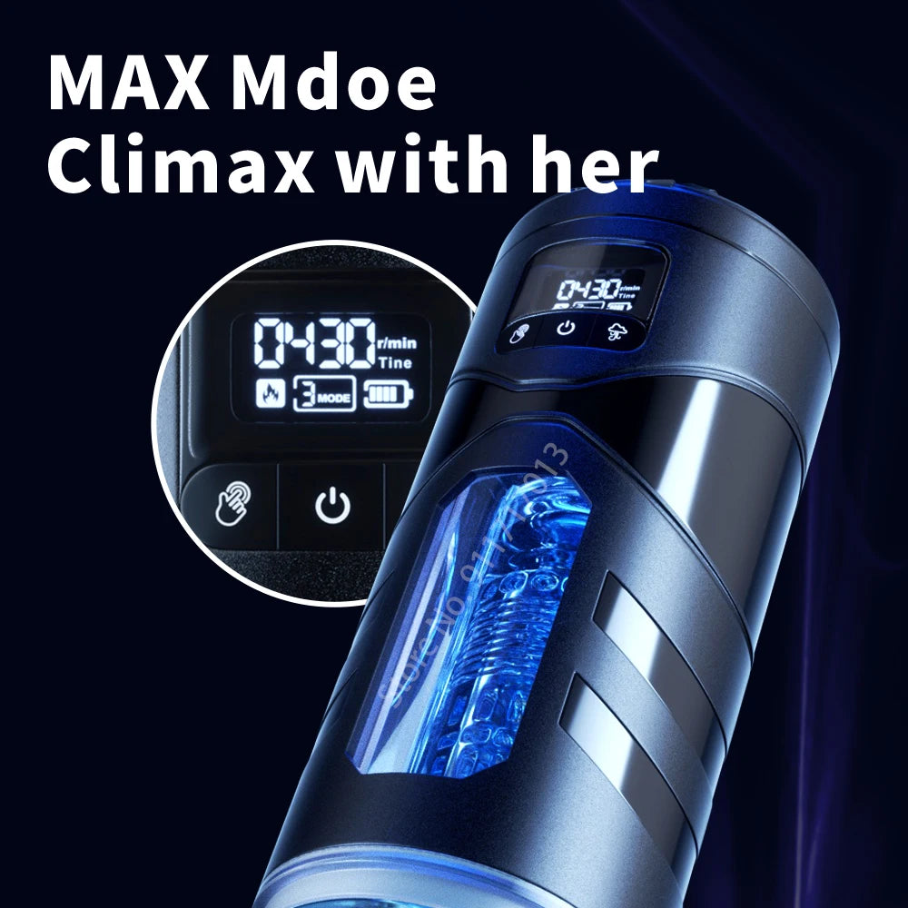 Masturbateur masculin chauffant et automatique, vibration, machine à sucer, tasse de masturbation, jouets sexuels pour adultes, fournitures de masturbation pour hommes