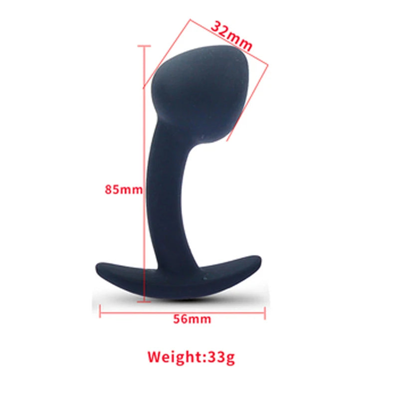 Massage de la prostate, faux pénis, point G, jouet unisexe pour homme et femme, plug anal en silicone, boule de stimulation portable, gode 18+