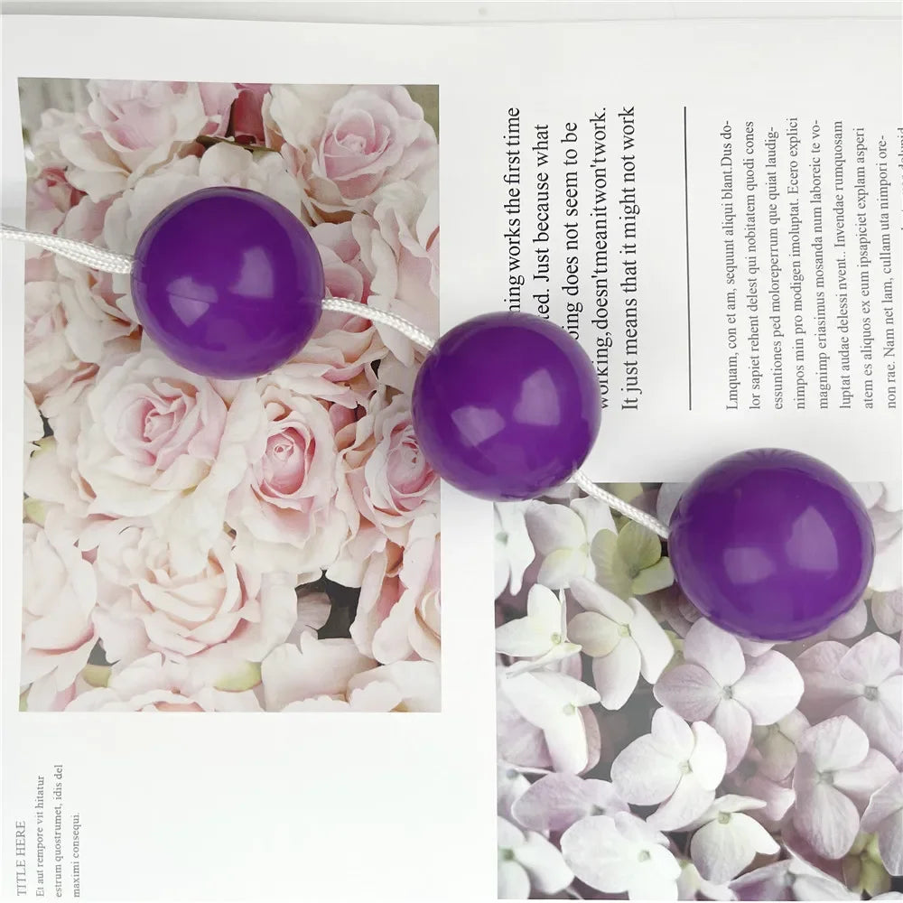 Boules Vaginales à Perles – Sextoys pour Femmes – Boules de Geisha Kegel Intelligentes en ABS Rigide – Simulateur Vaginal – Boules Chinoises Ben Wa – Exercices de Serrage Vaginal