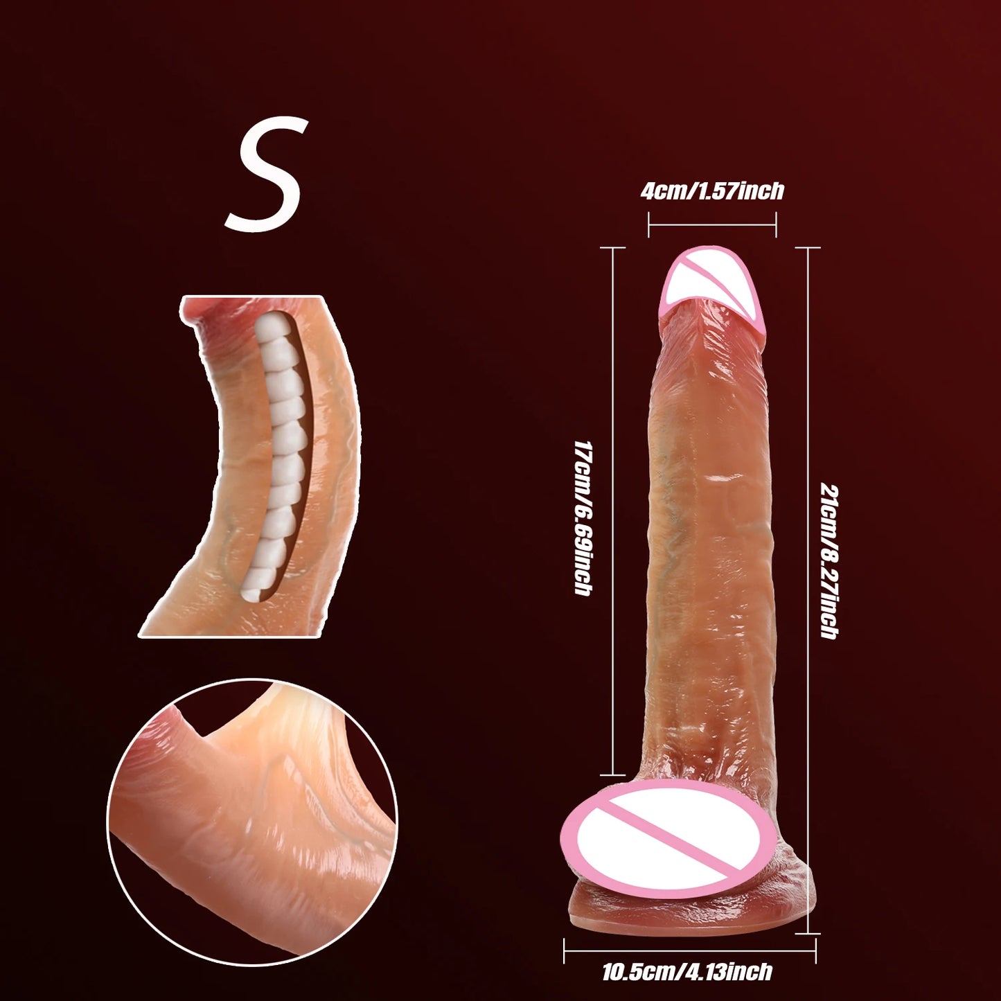 Sextoy - Gode réaliste pour femme, machine à sexe pour prépuce coulissant, masturbateur anal, gode ceinture, gros pénis, jouets sexuels pour adultes, 18 ans