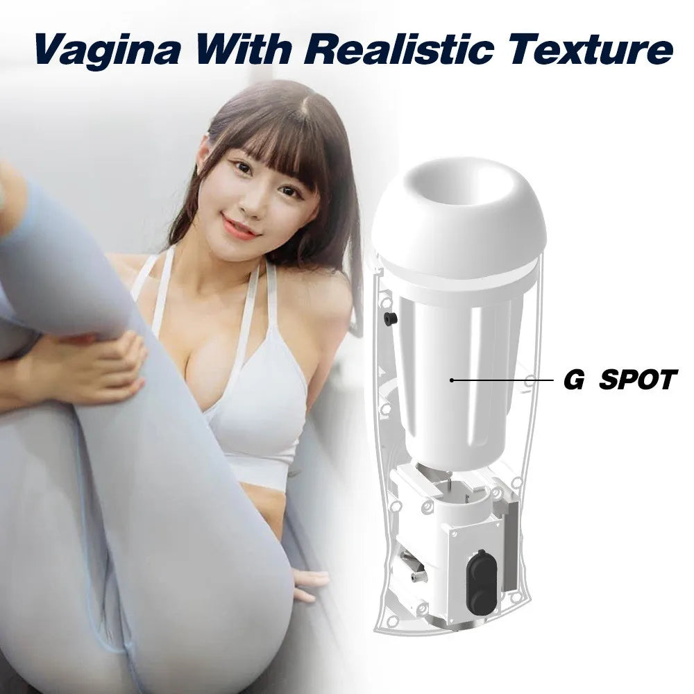 Masturbateur homme automatique, machine à sucer, fellation, vagin, masturbation, vibromasseur, jouets sexuels pour hommes