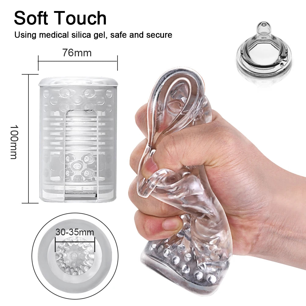 Masturbateur Masculin Automatique – Rotation & Poussée – 10 Modes – Vagin Réaliste – Sextoy Électrique pour Homme