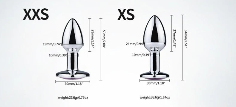 Plug anal en métal lisse miniature en forme de cœur – jouet sexuel pour débutants, stimulateur de masturbation, masseur sexuel pour homme et femme, jouet pour adulte.