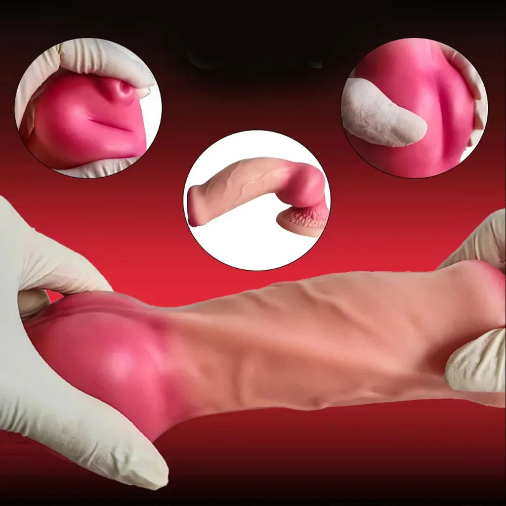 Godemichet montre géant, jouet sexuel réaliste, gros nœud, godemichet énorme, stimulateur vaginal, masseur du point G, suceur de pénis, masturbateur pour femme