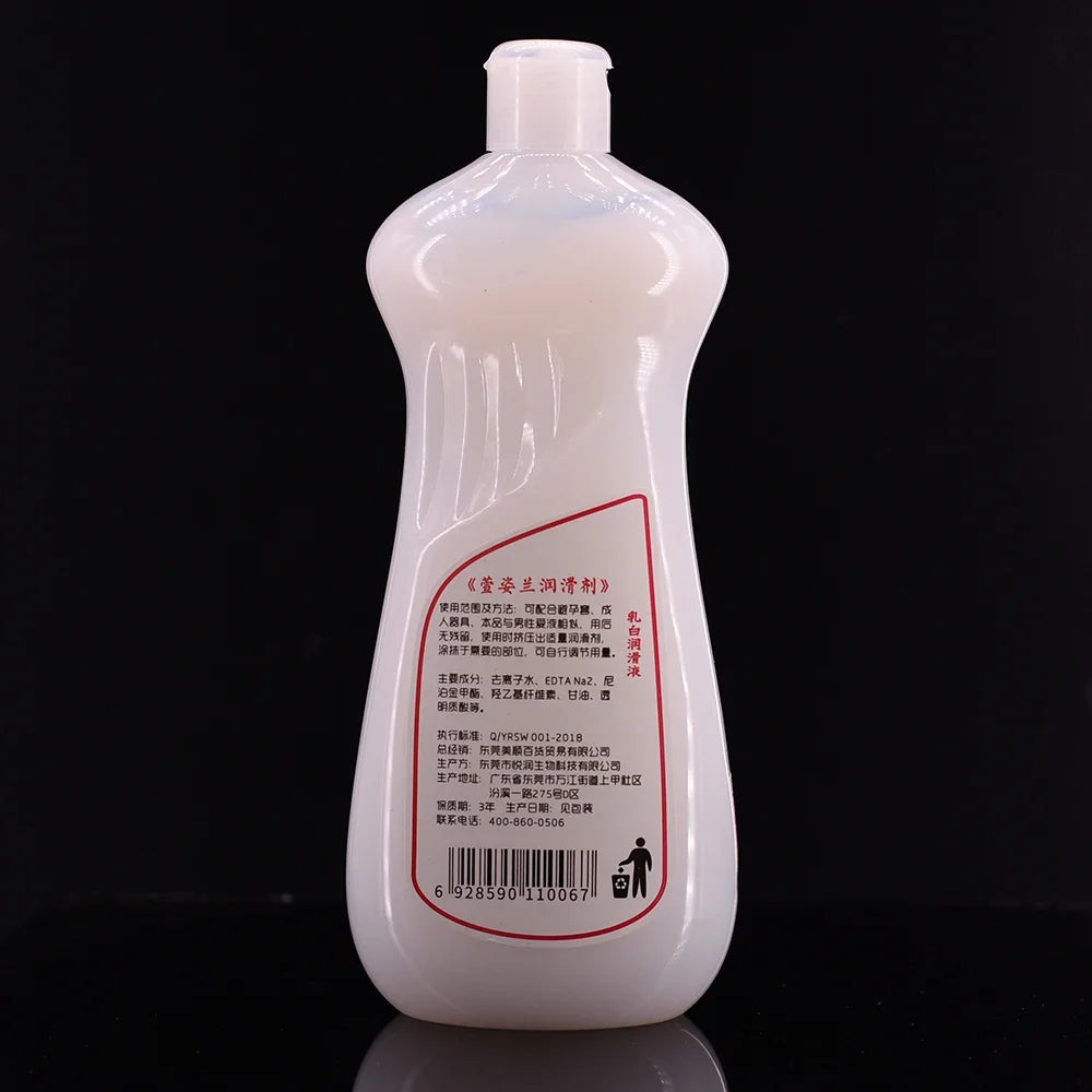 Lubrifiant pour sexe, crème super visqueuse, 500 ml, huile de massage sexuel à base d'eau, jouet de masturbation pour adultes, jeu de couple