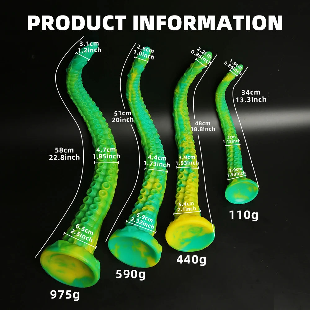 Plug anal long tentacule gode pénis vagin progressif pieuvre plug anal jouet sexuel adulte gode monstre stimulateur anal produit sexuel