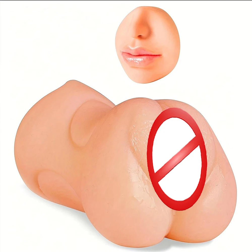 Masturbateur homme 3 en 1, vagin artificiel, réaliste, vaginal, oral, anal, silicone, jouets sexuels pour hommes