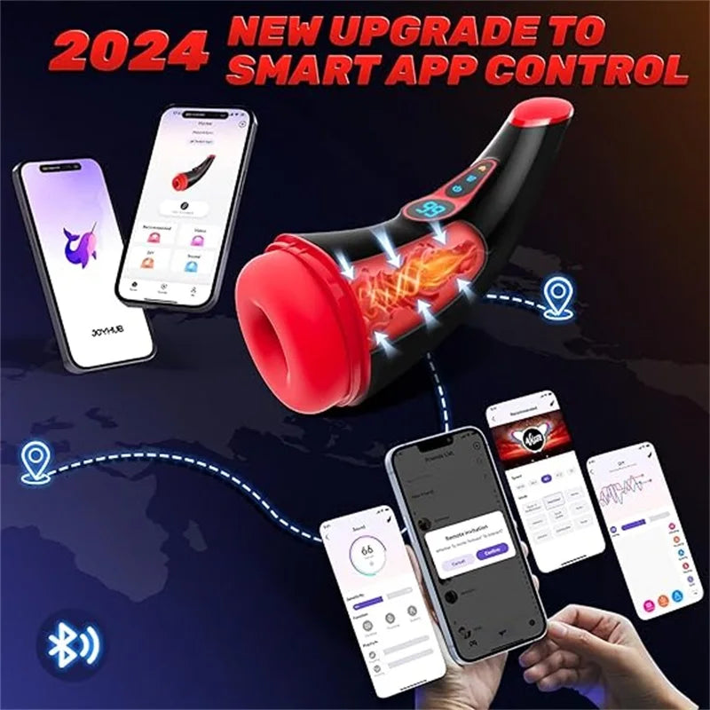 Masturbateur homme APP, jouet sexuel pour hommes, pompe à pénis vibrante et chauffante, masturbateurs masculins, outils de masturbation, produit pour adultes