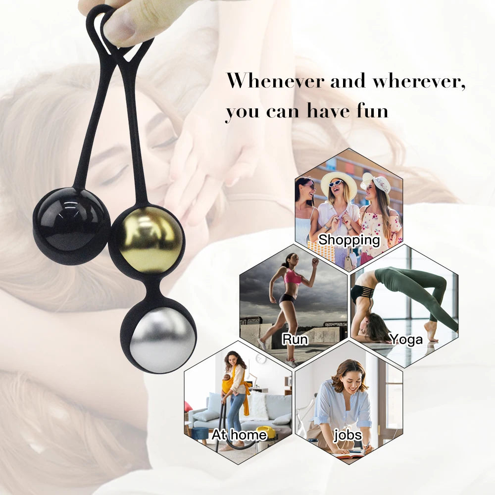 Boules de Kegel vibrantes, œuf vibrant, jouets sexuels pour femmes, télécommande, exercice vaginal serré, boules de Geisha Ben Wa, rétrécissement musculaire