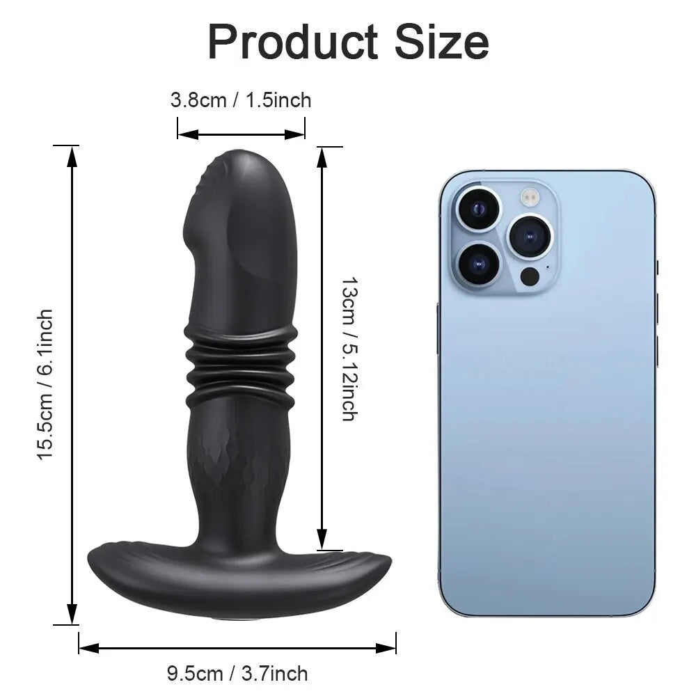Plug anal télescopique vibrant, application, vibromasseur sans fil, télécommande, jouets sexuels pour femmes, gode anal, masseur de prostate, plug anal