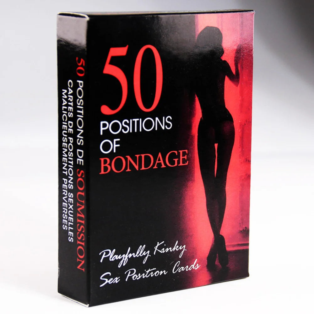 Jeu de cartes de positions sexuelles en anglais, jeux de rôle pour adultes, commandes de chambre, une année de jouets sexuels pour couples de 18 ans et plus, produits érotiques