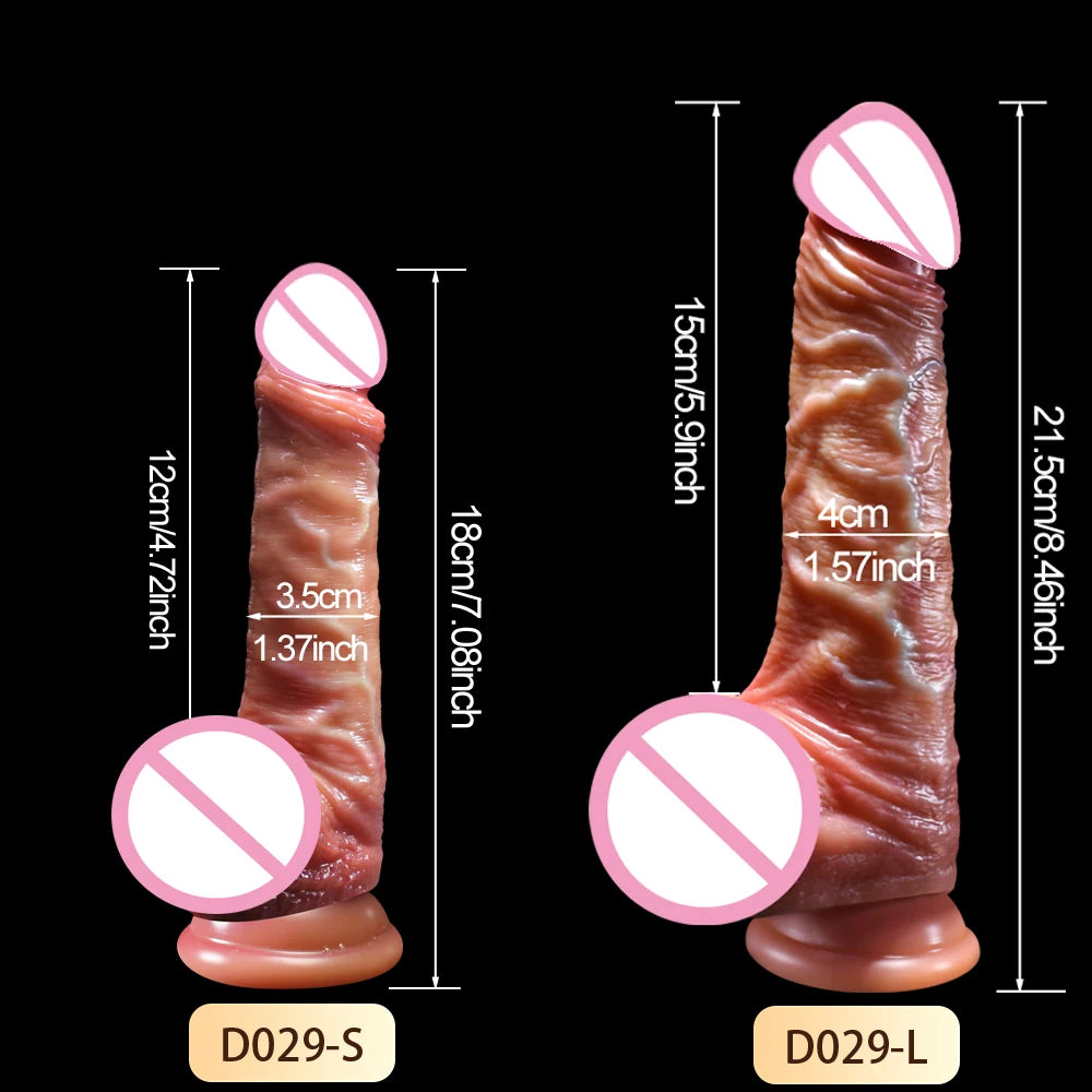 Sextoy - Gode réaliste pour femme, machine à sexe pour prépuce coulissant, masturbateur anal, gode ceinture, gros pénis, jouets sexuels pour adultes, 18 ans