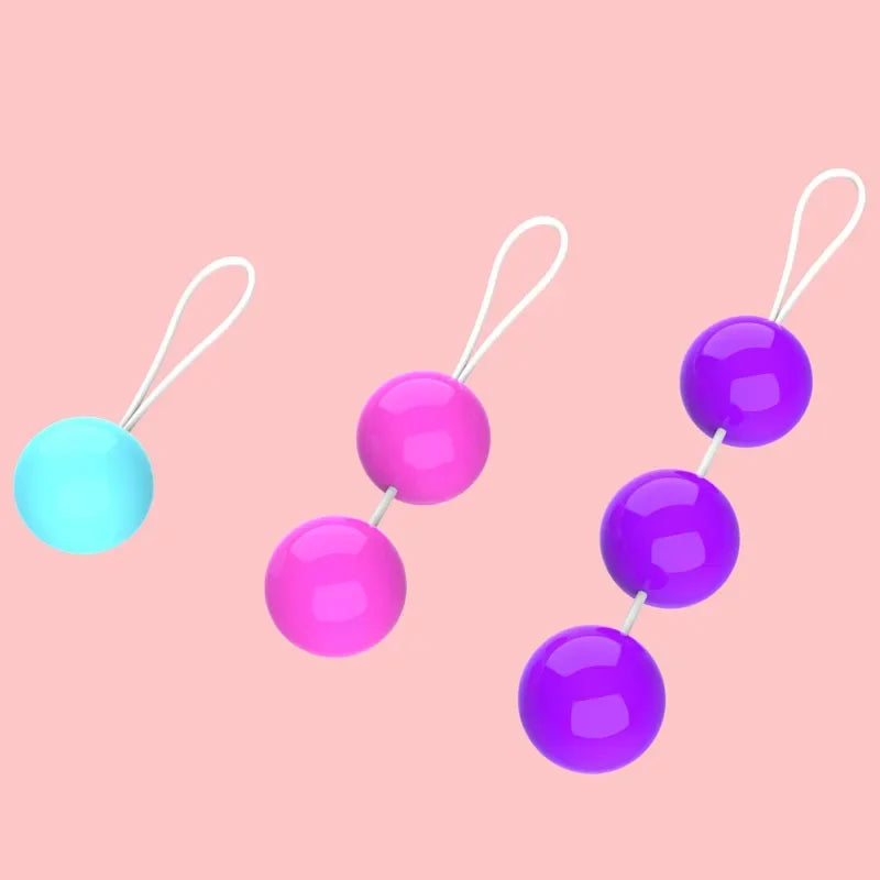 Boules intelligentes colorées, boules chinoises de Kegel, boules Ben Wa, machine d'exercice pour resserrer le vagin, jouet sexuel pour femmes, boules vaginales de Geisha