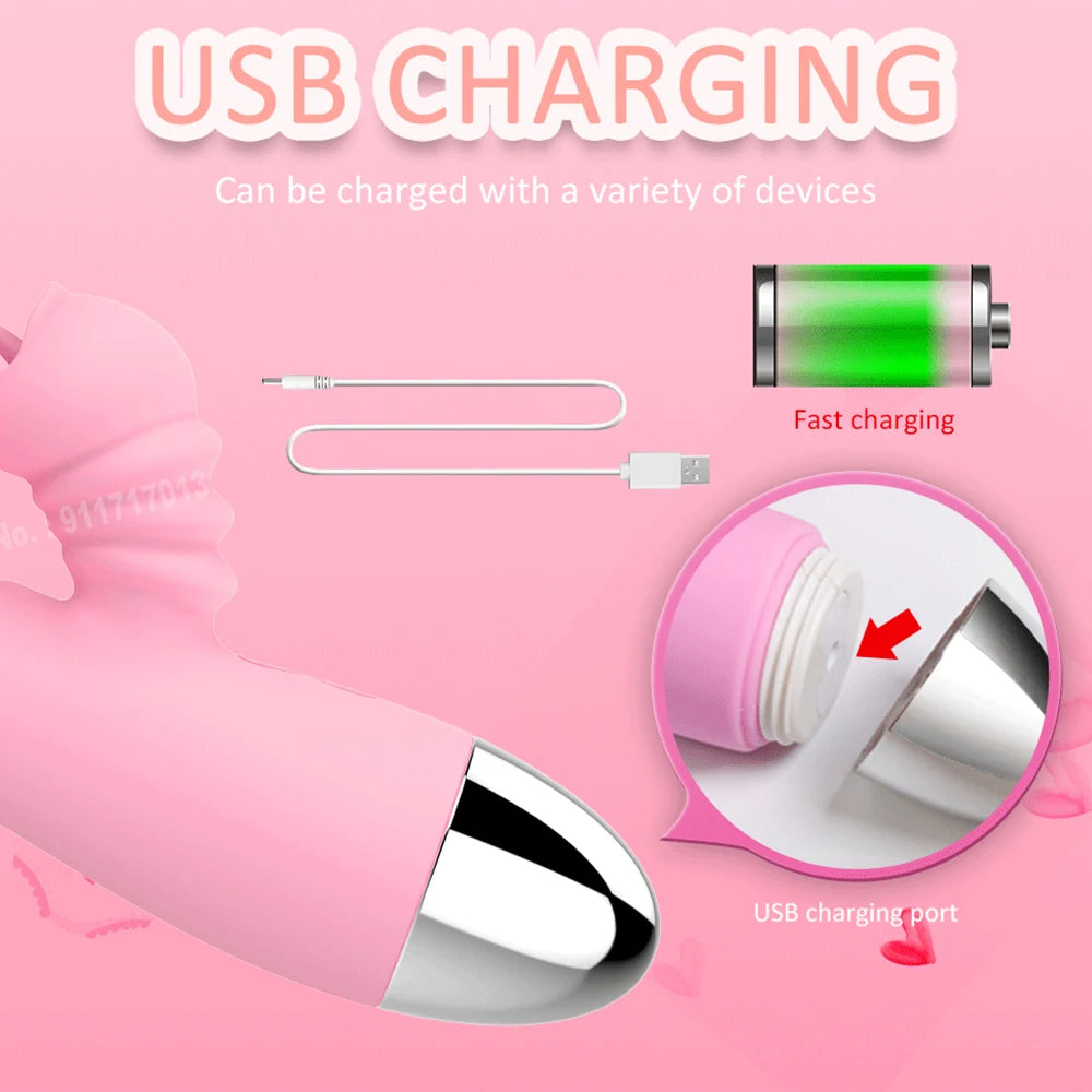 Sextoy - Vibromasseur 2 en 1 pour femme, stimulateur de clitoris, point G, puissant, vibrateur, gode, suceur de clitoris, jouets sexuels pour adultes