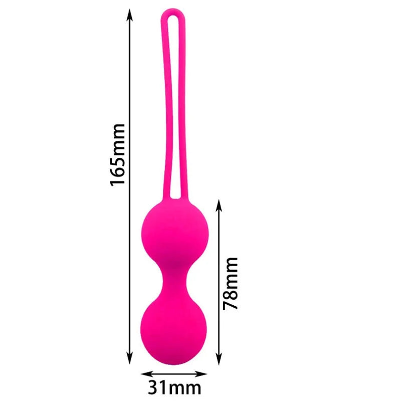 Boule de Kegel en silicone sûre, entraîneur des muscles du plancher pelvien, boule de Vénus, resserrement du périnée, jouets sexuels pour femmes, Geisha vaginale