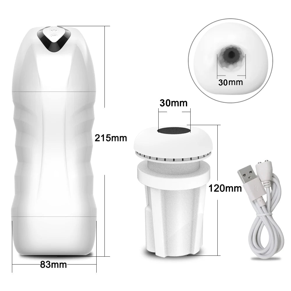 Masturbateur automatique pour homme, sensation gorge profonde, appareil vibrant pour fellation, tasse de masturbation, jouets sexuels, produits pour adultes, fournitures de masturbation
