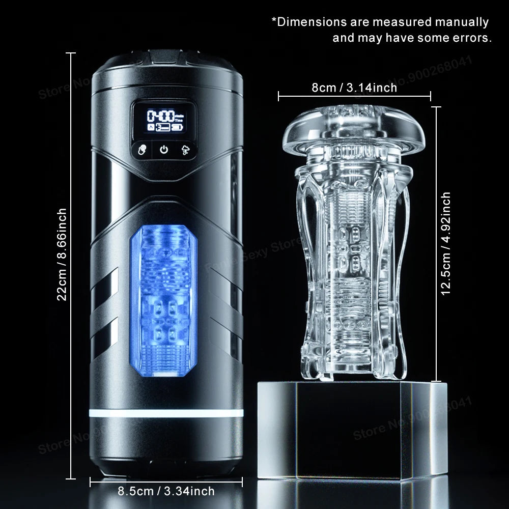 Masturbateur masculin chauffant et automatique, vibration, machine à sucer, tasse de masturbation, jouets sexuels pour adultes, fournitures de masturbation pour hommes