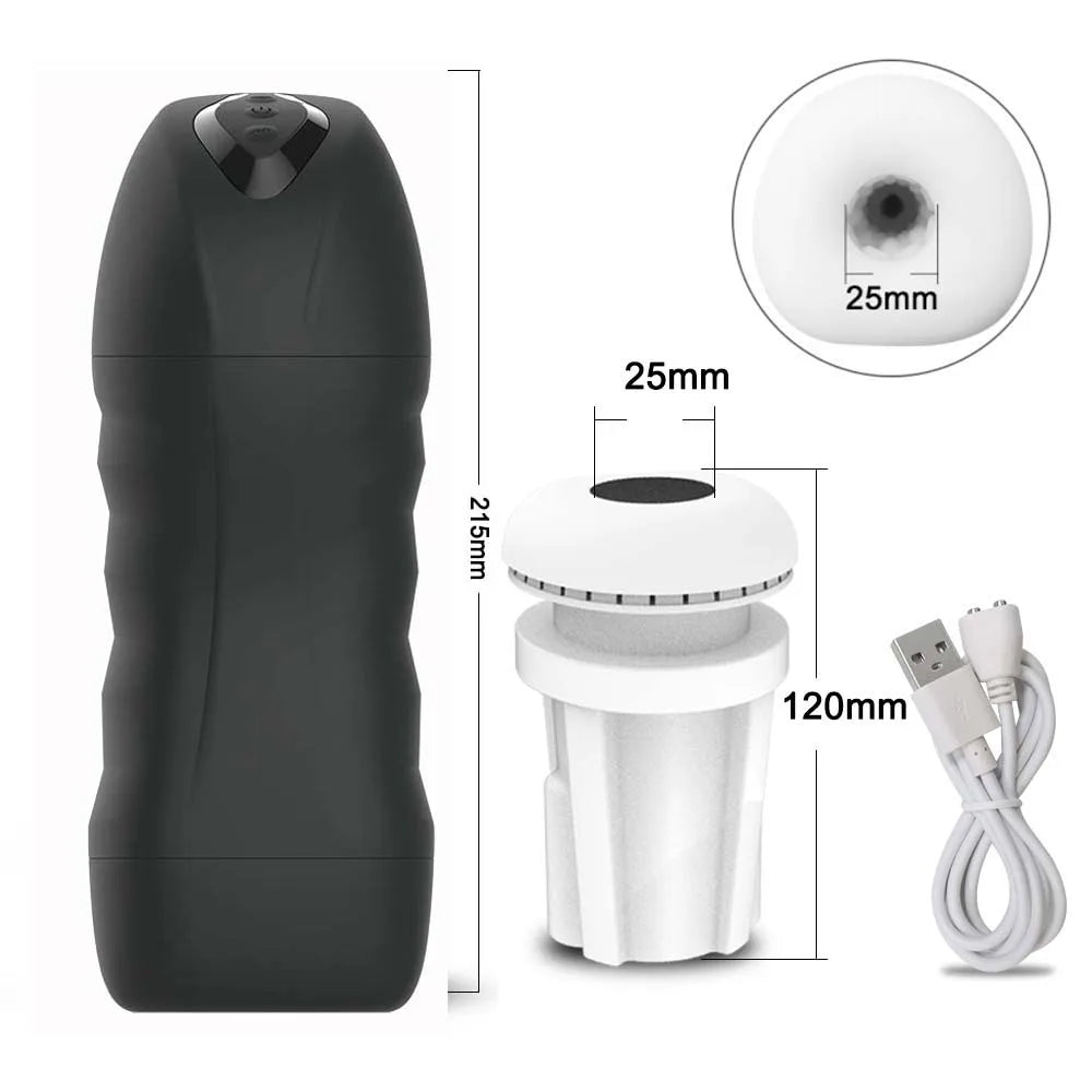 Masturbateur automatique pour homme, sensation gorge profonde, appareil vibrant pour fellation, tasse de masturbation, jouets sexuels, produits pour adultes, fournitures de masturbation
