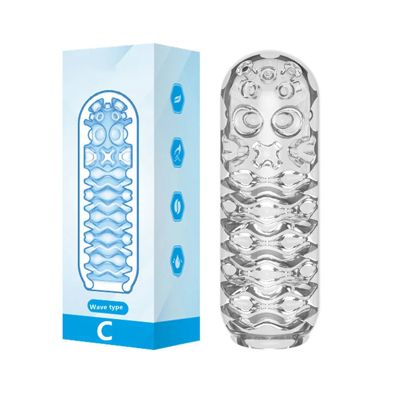 Masturbateur masculin, exercice doux pour pénis, massage, chatte de poche sexy, jouet pour fellation, vagin, produits pour adultes 18+
