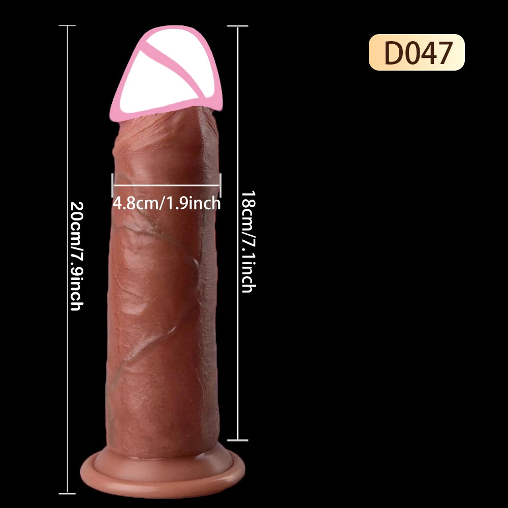 Sextoy - Gode réaliste pour femme, machine à sexe pour prépuce coulissant, masturbateur anal, gode ceinture, gros pénis, jouets sexuels pour adultes, 18 ans