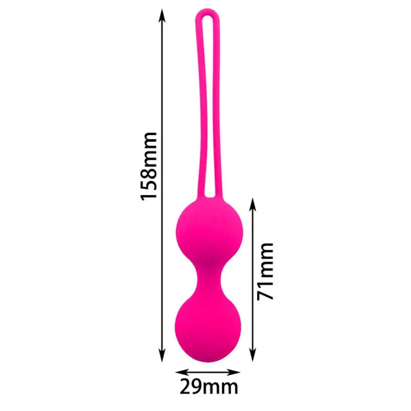 Boule de Kegel en silicone sûre, entraîneur des muscles du plancher pelvien, boule de Vénus, resserrement du périnée, jouets sexuels pour femmes, Geisha vaginale