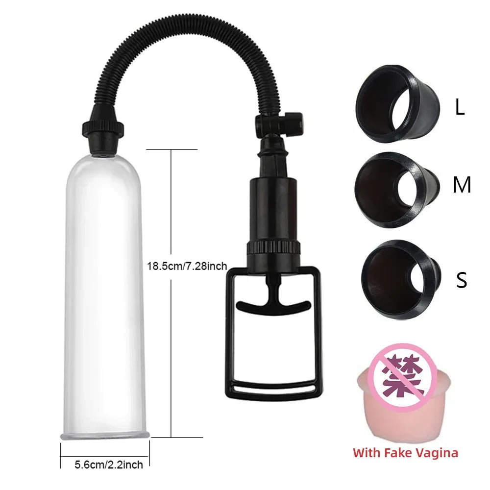 BDSM - Machine sexuelle pour hommes, tasse de masturbation, agrandisseur de pénis manuel, équipement de masturbation, machine, jouets sexuels, simulation de vagin, produit pour adultes