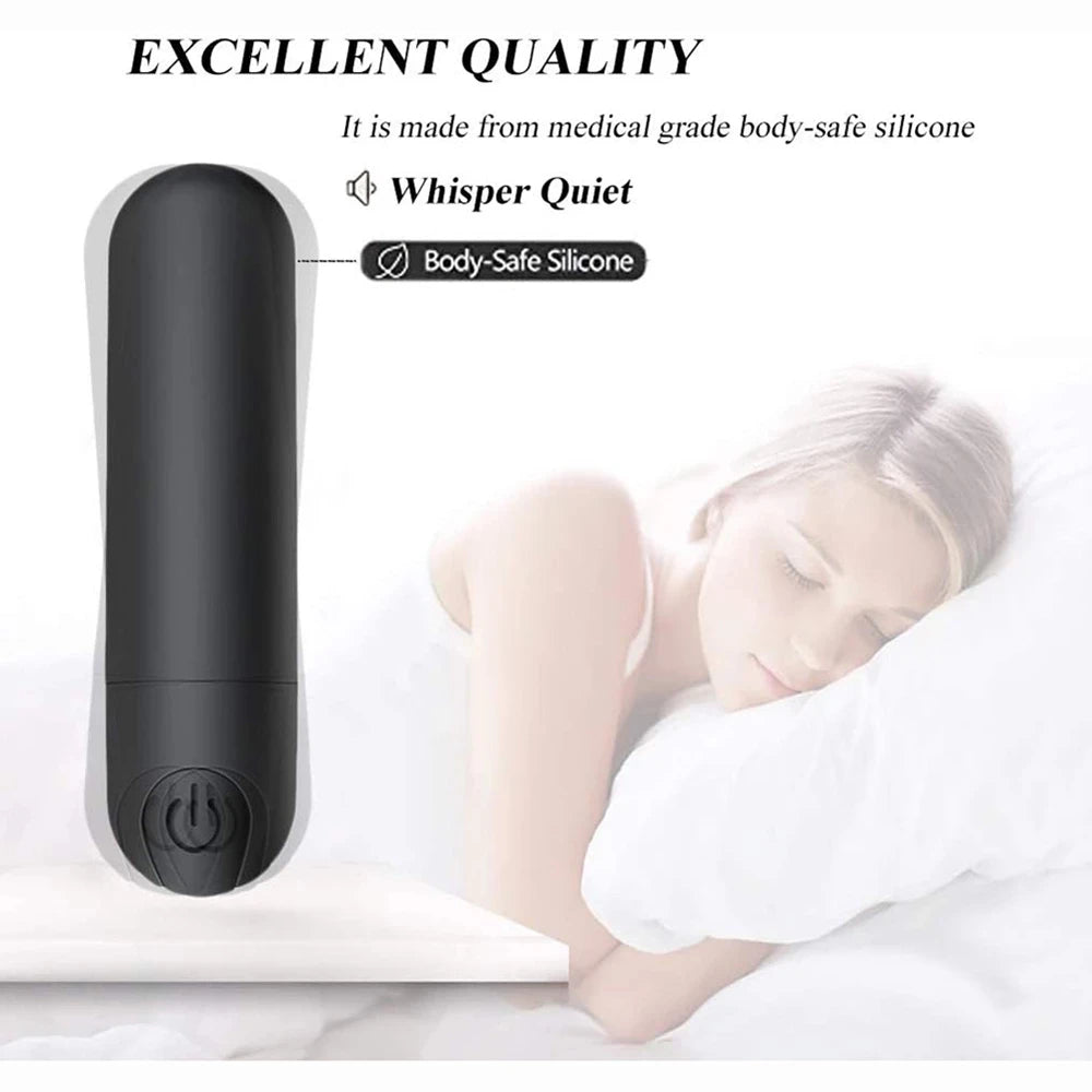 Sextoy -vMini vibromasseur Bullet à 10 vitesses, chargement USB, masseur vaginal et anal pour femme, jouets sexuels pour adultes, stimulateur de clitoris