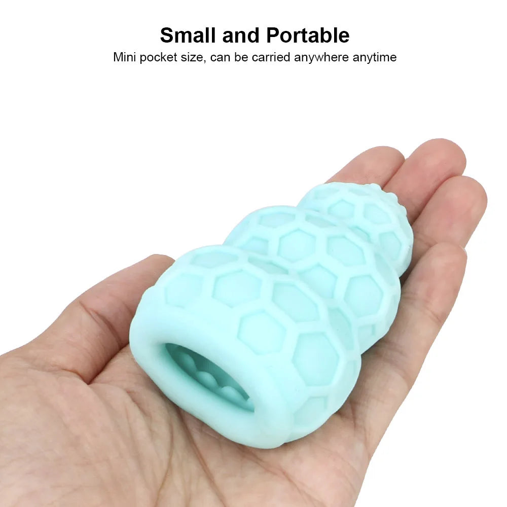 Masturbateur masculin, œuf vaginal, massage du pénis, jouet pour adulte, exercice du gland, fellation, jouets sexuels extensibles en silicone pour hommes