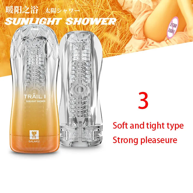 Masturbateur homme, chatte souple, jouet sexuel, vagin transparent, exercice d'endurance pour adultes, produits sexuels, tasse de poche sous vide pour hommes