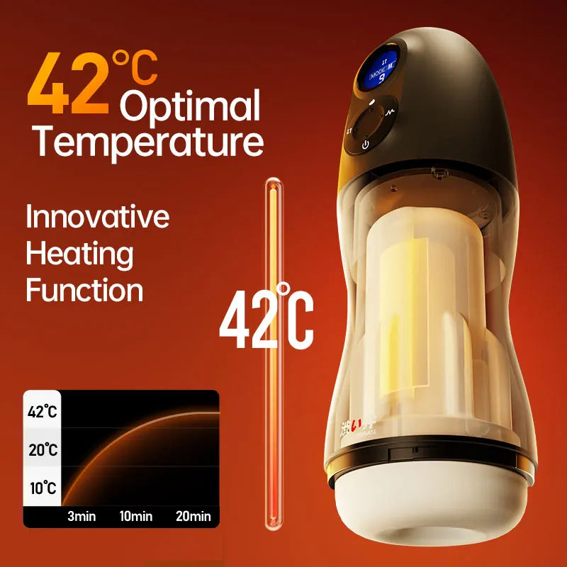 Robot sexuel intelligent pour hommes, masturbateur masculin automatique, aspiration, sexe oral, chauffage et gémissements, produits pour adultes pour hommes