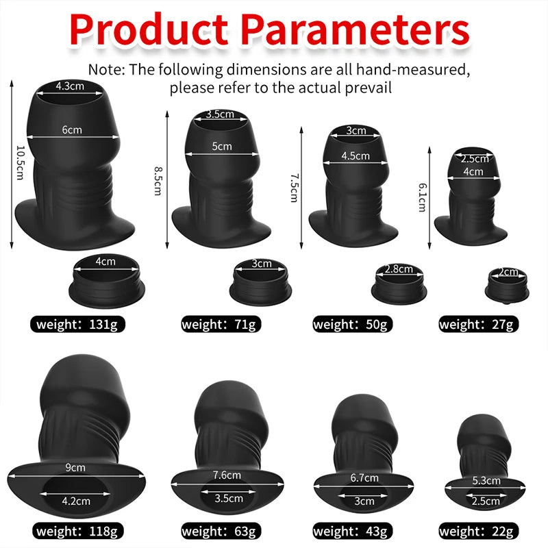 Plug anal creux, godemichet anal, dilatateur anal, lavement, masseur de prostate, jouets sexuels pour femmes et hommes, produits pour adultes gays