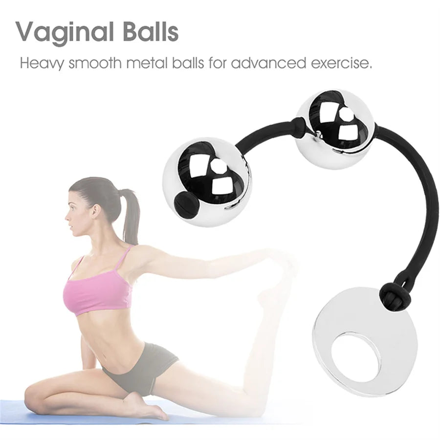 Boules vaginales en métal, boules de Geisha, boules de Ben Wa, boules de Kegel, plug anal, exercice de serrage du vagin, perles anales, jouets sexuels pour adultes pour femmes