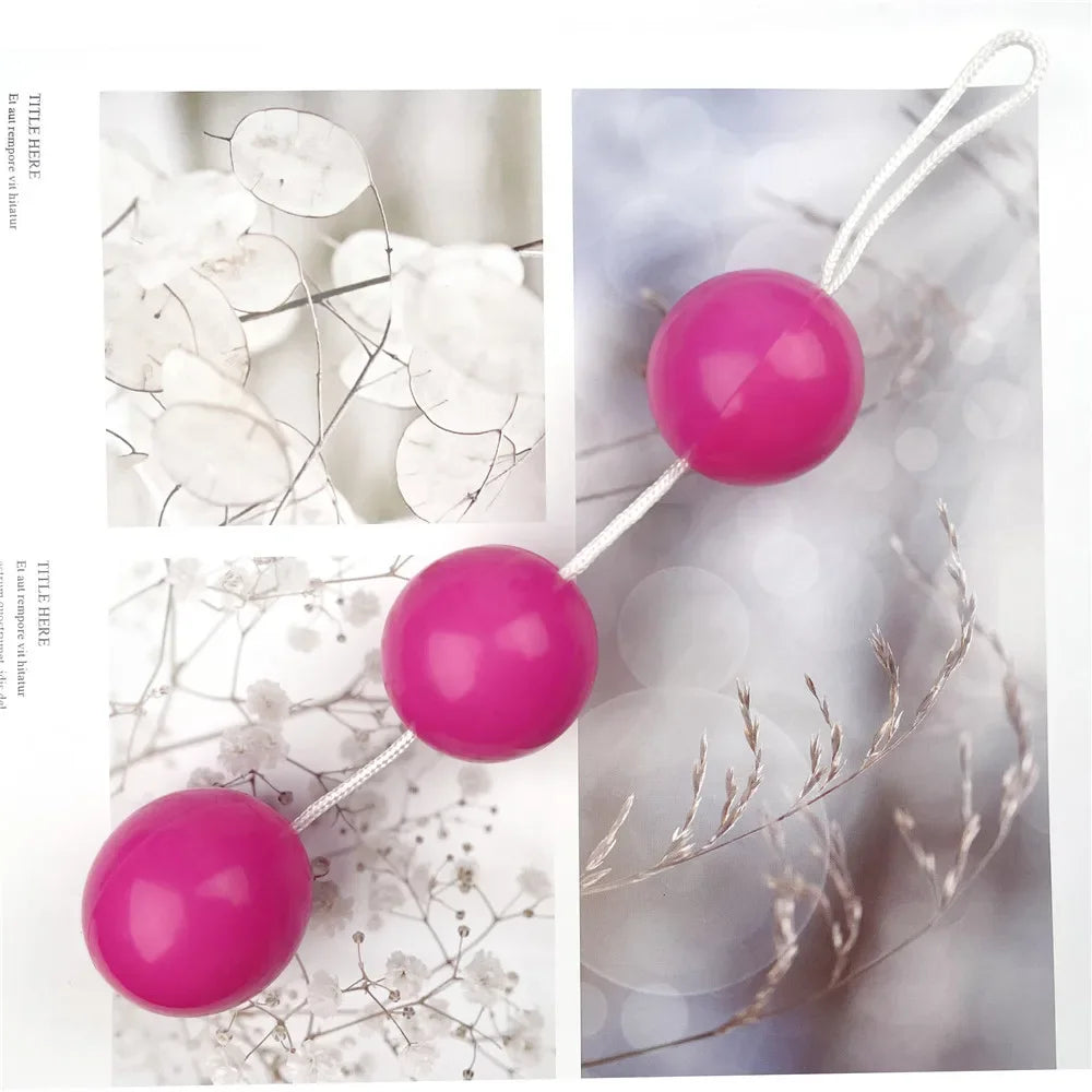 Boules Vaginales à Perles – Sextoys pour Femmes – Boules de Geisha Kegel Intelligentes en ABS Rigide – Simulateur Vaginal – Boules Chinoises Ben Wa – Exercices de Serrage Vaginal