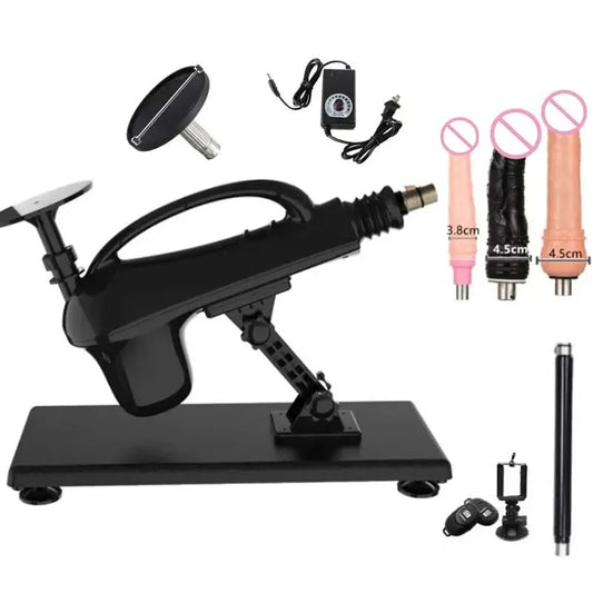 Sextoy - Machine sexuelle télescopique automatique à course de 45 mm, jouet sexuel féminin DIY 3XLR, machine sexuelle de masturbation pour hommes et femmes, 0 à 500 tr/min