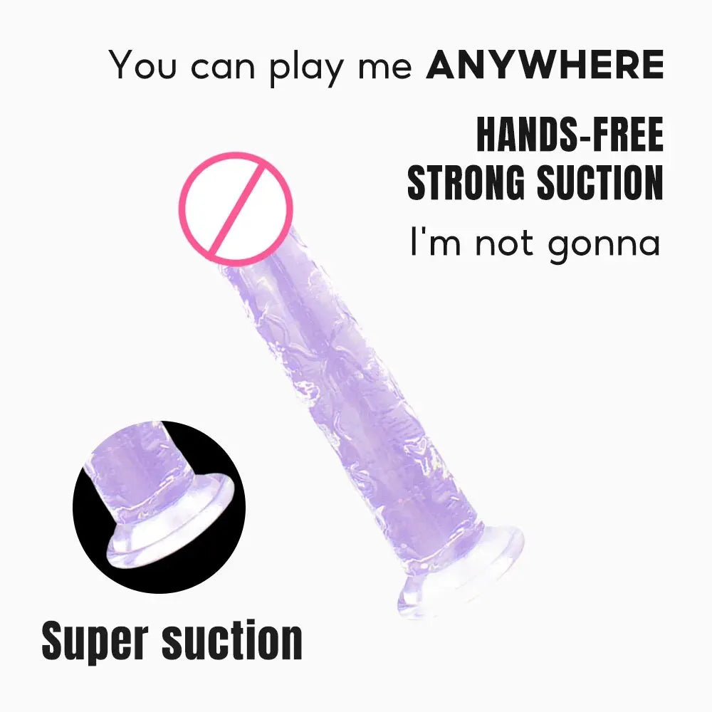 Sextoy - Gode souple à simulation manuelle, gode à ventouse multicolore, jouets sexuels, jouets sexy, jouets sexuels pour femmes, articles pour adultes pour la masturbation