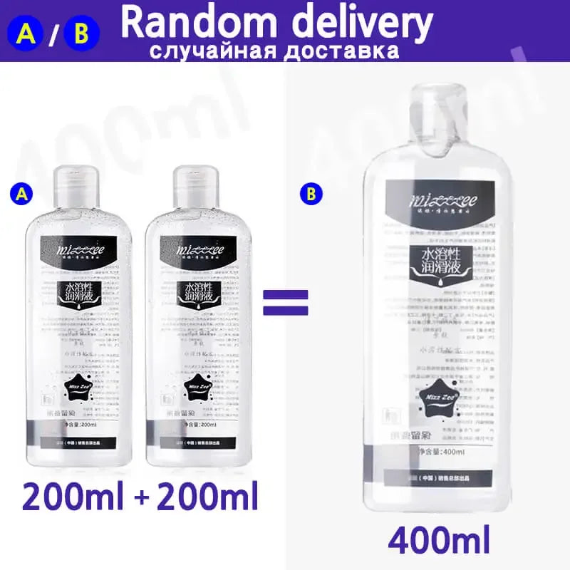 Lubrifiant sexuel 400 ml Lubrifiant sexuel Lubrifiant masseur Lubrifiant anal Lubrifiant à base d'eau