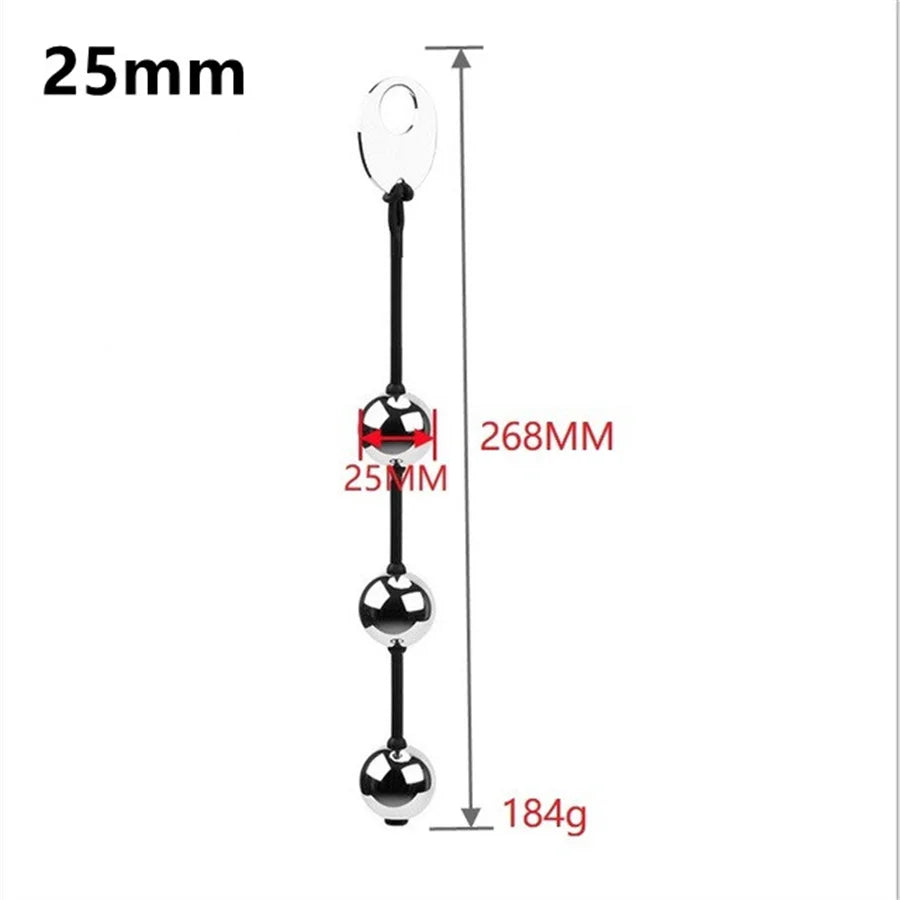 Boules vaginales lestées érotiques, exercice de Kegel chinois, boules de Geisha en métal, perles anales, jouets sexuels pour adultes pour femmes, sex-shop