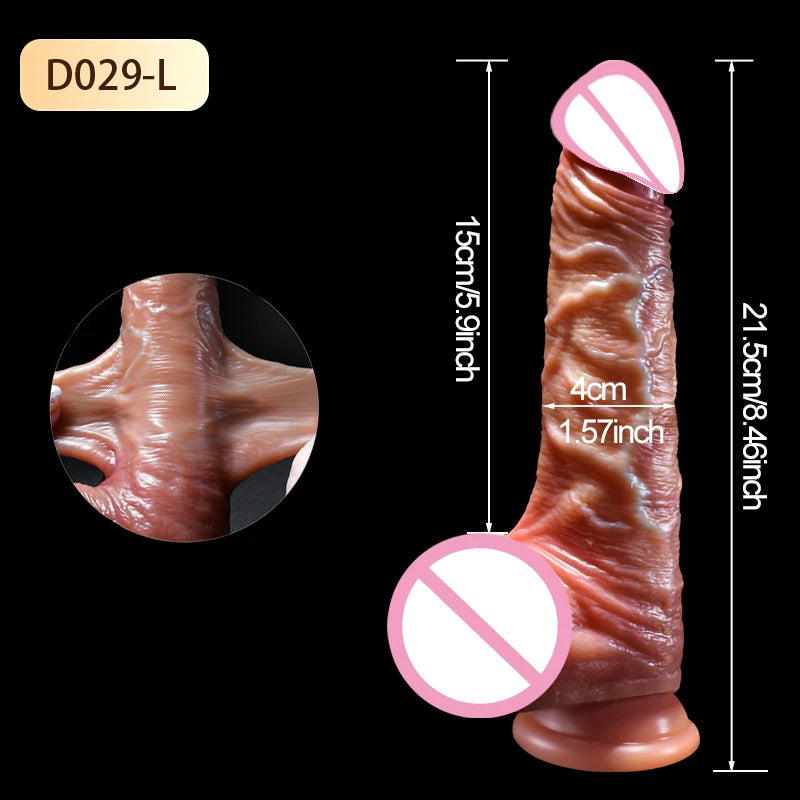 Sextoy - Gode réaliste pour femme, machine à sexe pour prépuce coulissant, masturbateur anal, gode ceinture, gros pénis, jouets sexuels pour adultes, 18 ans