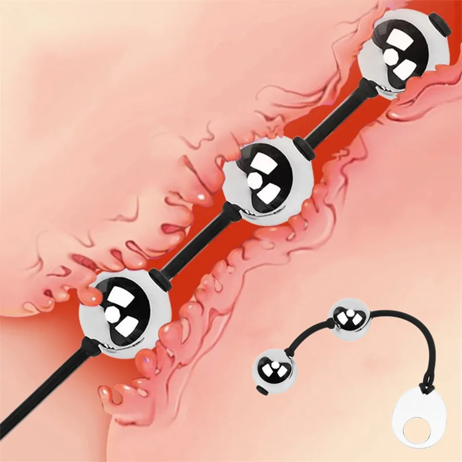 Boules vaginales en métal, boules de Geisha, boules de Ben Wa, boules de Kegel, plug anal, exercice de serrage du vagin, perles anales, jouets sexuels pour adultes pour femmes