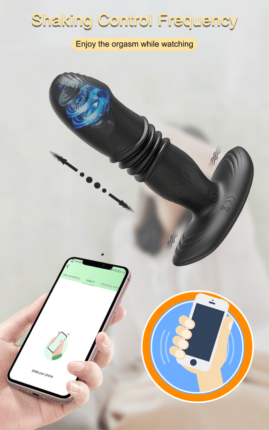 Plug anal télescopique vibrant, application, vibromasseur sans fil, télécommande, jouets sexuels pour femmes, gode anal, masseur de prostate, plug anal
